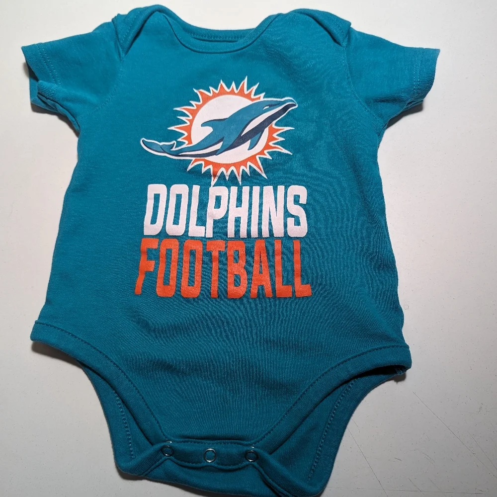 NFL Miami Dolphins 3-6M Onesie - Picture 1 of 4